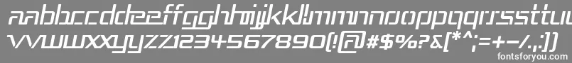 フォントRepub3i – 灰色の背景に白い文字