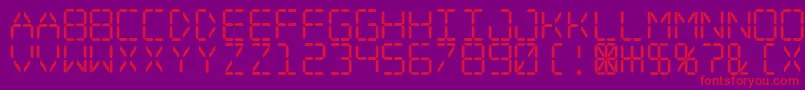 Lisätietoja Digital ffy-fontista Digital ffy-fontti – punaiset fontit violetilla taustalla