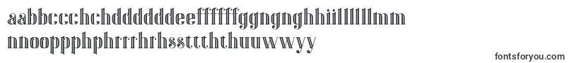 GatsbyInline-Schriftart – walisische Schriften