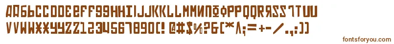 Шрифт Soviet2p – коричневые шрифты