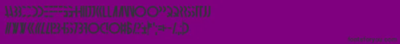 Ambidextrose Font – Black Fonts on Purple Background