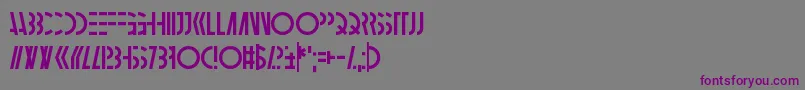 Ambidextrose Font – Purple Fonts on Gray Background