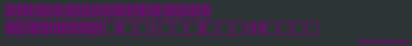 V100011 Font – Purple Fonts on Black Background
