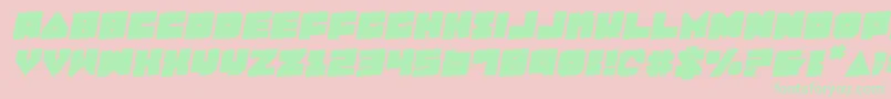 Lobotommyr Font – Green Fonts on Pink Background