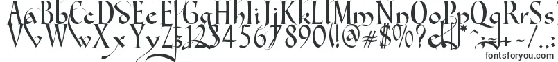 Шрифт GondolaSdSwash – стильные шрифты