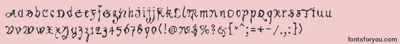 Más sobre la fuente Kracklite fuente Kracklite – Fuentes Negras Sobre Fondo Rosa