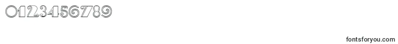 BrasileiroTwoMedium-Schriftart – Schriften für Zahlen und Nummern