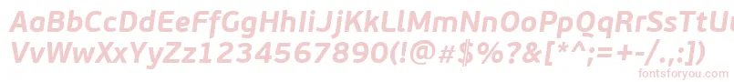 PfbeausansproBolditalic Font – Pink Fonts