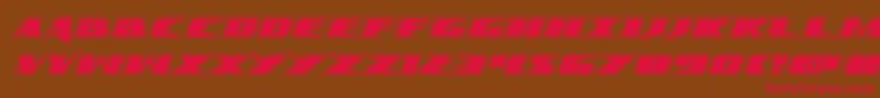 Crimesyndicateacad Font – Red Fonts on Brown Background