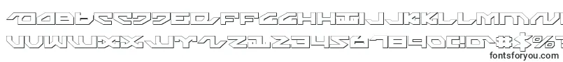 Шрифт Nightrunners – прозрачные шрифты