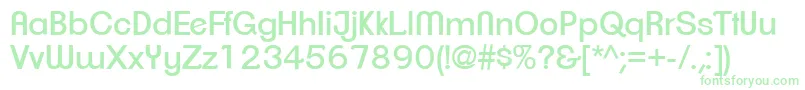ClementepdaiRegular-Schriftart – Grüne Schriften