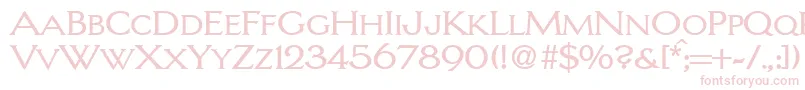 LarsRegularDb Font – Pink Fonts on White Background