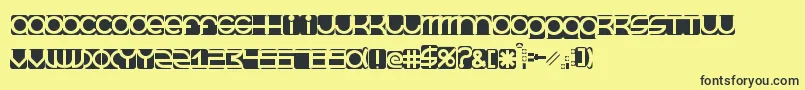 BeastmodeInverted Font – Black Fonts on Yellow Background