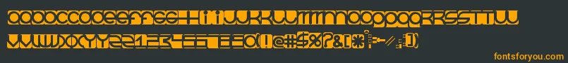 BeastmodeInverted Font – Orange Fonts on Black Background