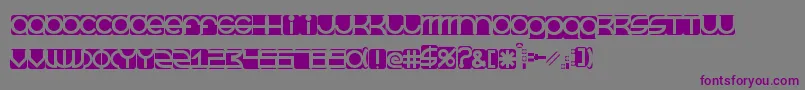 Шрифт BeastmodeInverted – фиолетовые шрифты на сером фоне