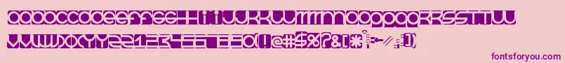 BeastmodeInverted Font – Purple Fonts on Pink Background