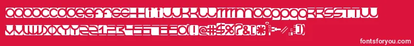 BeastmodeInverted Font – White Fonts on Red Background