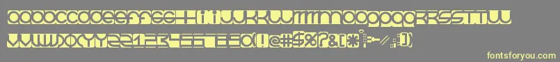 BeastmodeInverted Font – Yellow Fonts on Gray Background