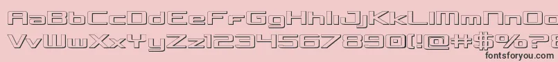 Concielian3D Font – Black Fonts on Pink Background