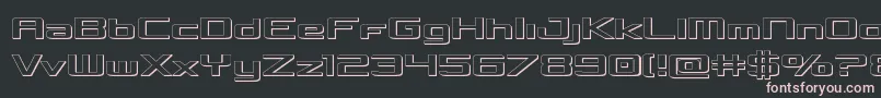 Concielian3D Font – Pink Fonts on Black Background