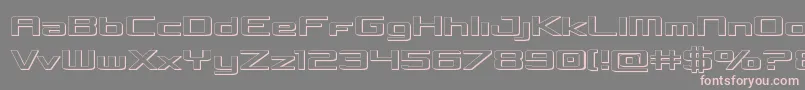 Concielian3D Font – Pink Fonts on Gray Background