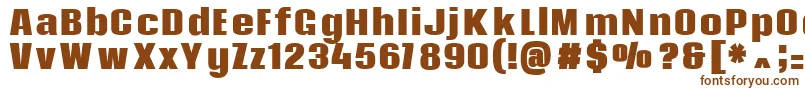 CodacaptionHeavy Font – Brown Fonts on White Background