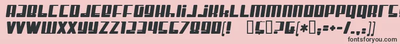 MisterFirley Font – Black Fonts on Pink Background