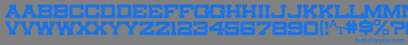 Saiba mais sobre a fonte Canarsieslab Fonte Canarsieslab – fontes azuis em um fundo cinza