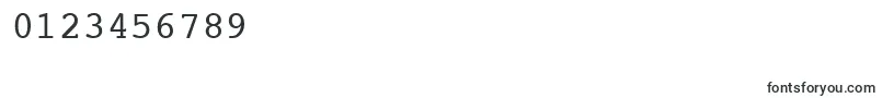 NtcouriervkCyrillicNormal Font – Fonts for Numbers and Digits