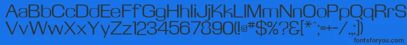 Kasseflf Font – Black Fonts on Blue Background