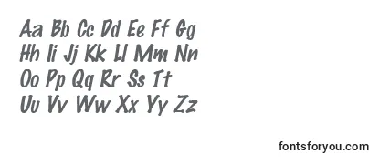 Обзор шрифта MarkingpenItalic