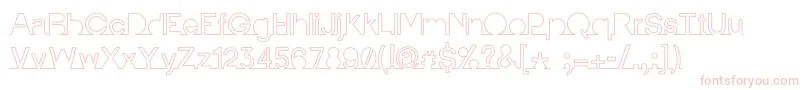 IamonlinewithuLine Font – Pink Fonts on White Background