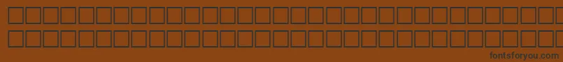 SilsophiaipaRegular Font – Black Fonts on Brown Background