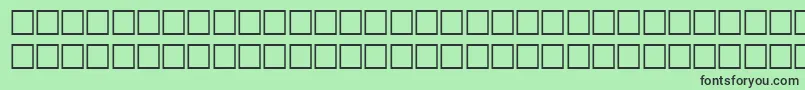 SilsophiaipaRegular Font – Black Fonts on Green Background