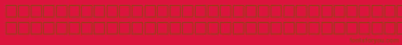SilsophiaipaRegular Font – Brown Fonts on Red Background