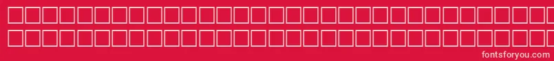 SilsophiaipaRegular Font – Pink Fonts on Red Background