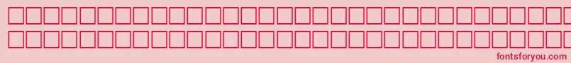 SilsophiaipaRegular Font – Red Fonts on Pink Background