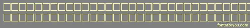 SilsophiaipaRegular Font – Yellow Fonts on Gray Background