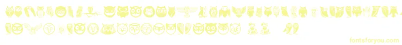 Owl Font – Yellow Fonts