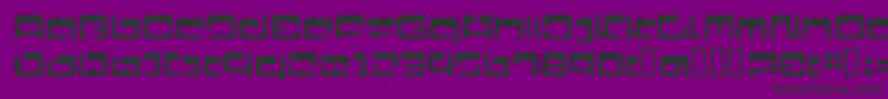 Czcionka LvdcFool22 – czarne czcionki na fioletowym tle