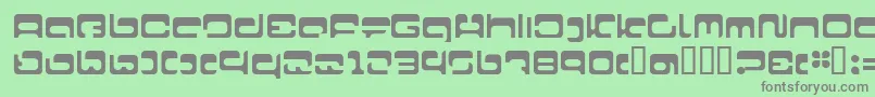 Więcej informacji o czcionce LvdcFool22 Czcionka LvdcFool22 – szare czcionki na zielonym tle