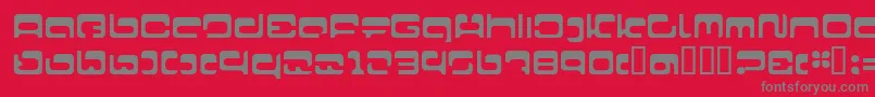 Lisätietoja LvdcFool22-fontista LvdcFool22-fontti – harmaat kirjasimet punaisella taustalla