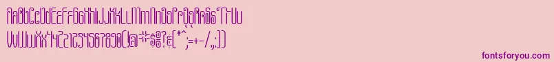 Pheanis-Schriftart – Violette Schriften auf rosa Hintergrund