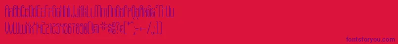 Pheanis Font – Purple Fonts on Red Background