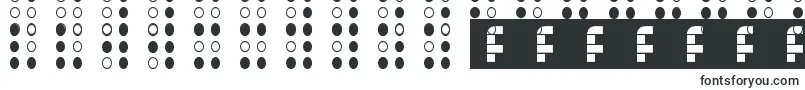 fuente Brailled – Fuentes Helvetica