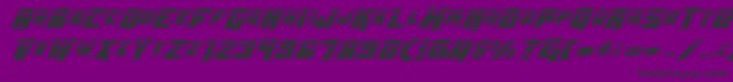 Wbv4lp Font – Black Fonts on Purple Background