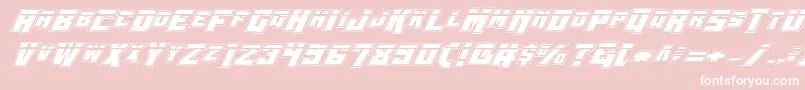 Wbv4lp Font – White Fonts on Pink Background