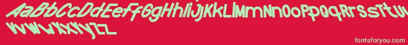 More about Funtastic Font Funtastic Font – Green Fonts on Red Background