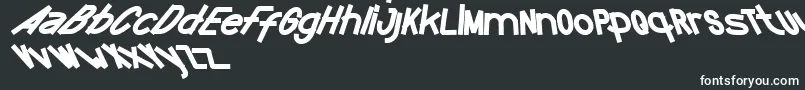 Funtastic Font – White Fonts on Black Background