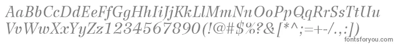 WilkeLt56Italic Font – Gray Fonts